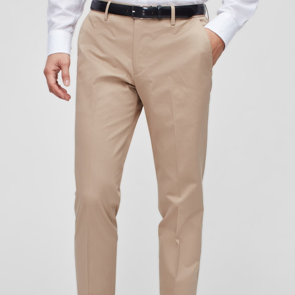 NWOT Bonobos Khaki Cotton Suit Pants